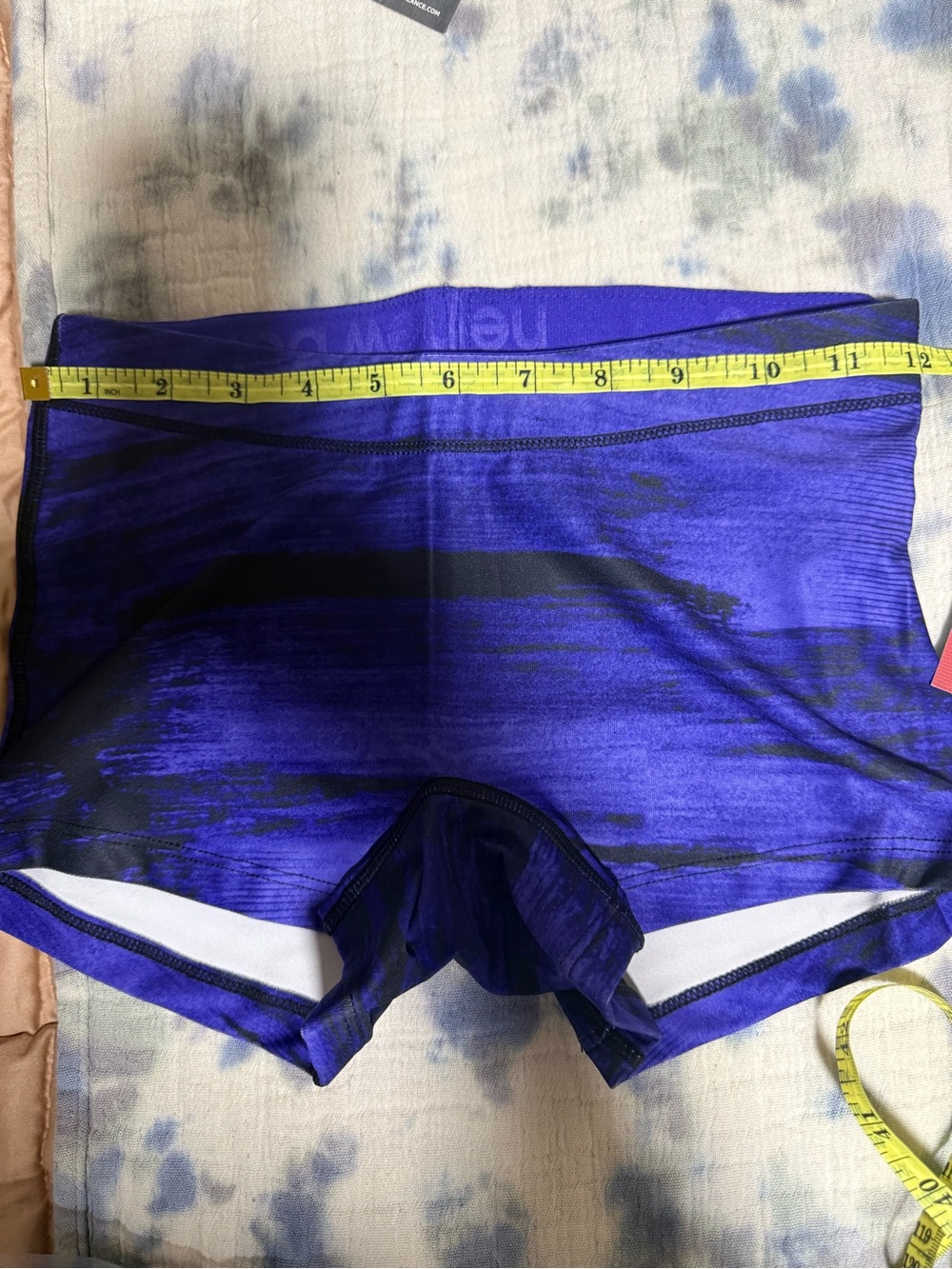 New Balance Purple Boyshorts with Black Trim
